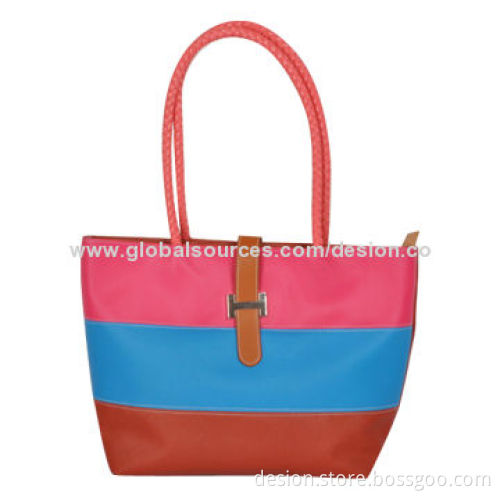 Fashionable Bag with PU Leather Material, 46 x 12 x 30cm Size